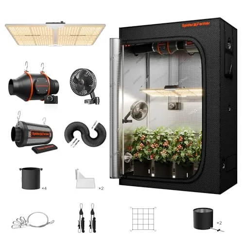 Spider Farmer SF2000 2x4 Complete LED Grow Tent Kit