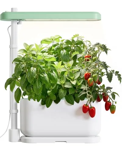 SUNCOZE 3-Pod Hydroponic Kit with Full Spectrum LED
