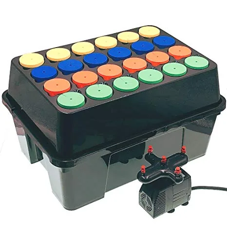 HORTIPOTS 24-Site Aeroponic Cloner with Pump Prefiltration