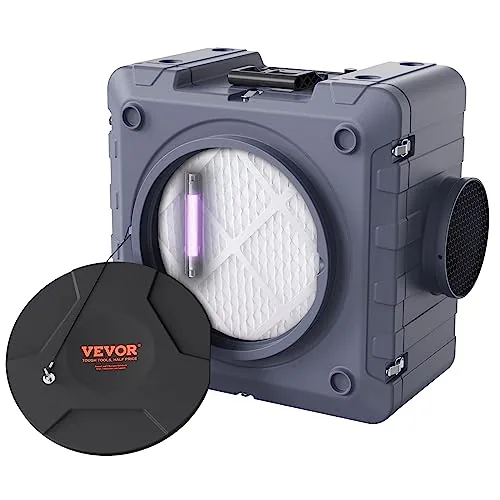 VEVOR 800 CFM Air Scrubber 3-Stage HEPA Filtration