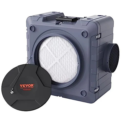 VEVOR Air Scrubber 550 CFM 3-Stage H13 HEPA