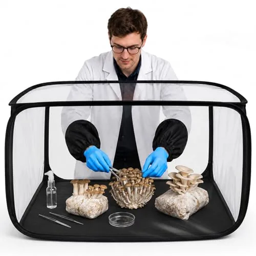 MCleanPin Still Air Box Mushroom Grow Tent 32.99