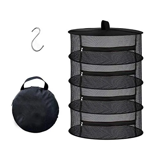 Desy & Feeci 4-Layer Herb Drying Rack 24x31in