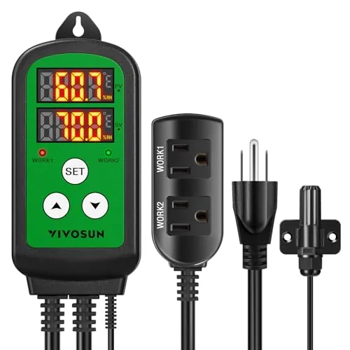 VIVOSUN Dual-Stage Humidity Controller 1200W