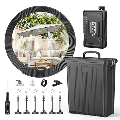 SprzAir 4-Gallon Portable Misting System with 15000mAh Pump