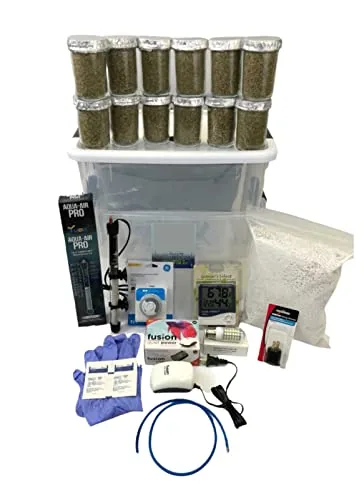 Virgenu 12-Jar Automated Mushroom Cultivation Kit
