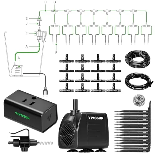 VIVOSUN A10 GrowHub App-Controlled Drip Irrigation Kit