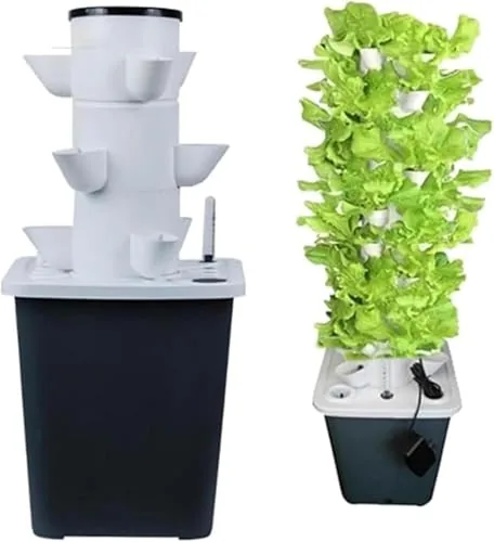 5-Layer Aeroponic Tower Garden with Timer and Pump