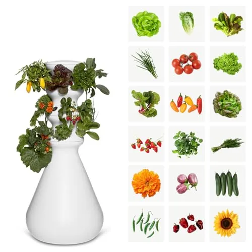 Lettuce Grow Farmstand 18-Plant Hydroponic Tower