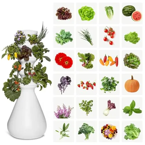 Lettuce Grow Farmstand 24-Plant Hydroponic Tower Kit