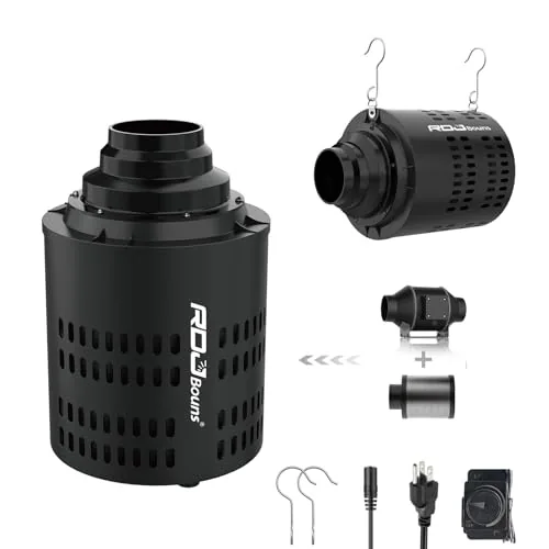 RDJ Bouns Inline Fan Carbon Filter Kit 4-6 Inch