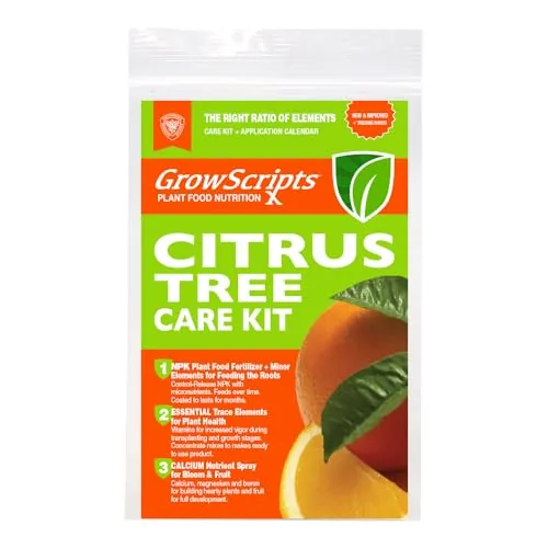GrowScripts Citrus 3-in-1 Fertilizer Kit Container Trees