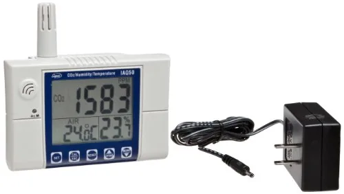 Supco IAQ50 CO2 Monitor with Temp, Humidity, Dew Point