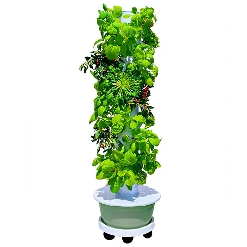 Netouit Vertical Hydroponic Tower 36-Pod Indoor Outdoor Kit
