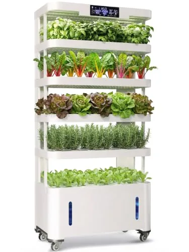 WooRoot Max 148-Pod Vertical Hydroponic Tower System