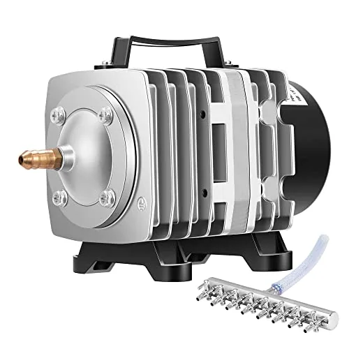 VIVOSUN 40W Commercial Air Pump 8-Outlet 1110 GPH