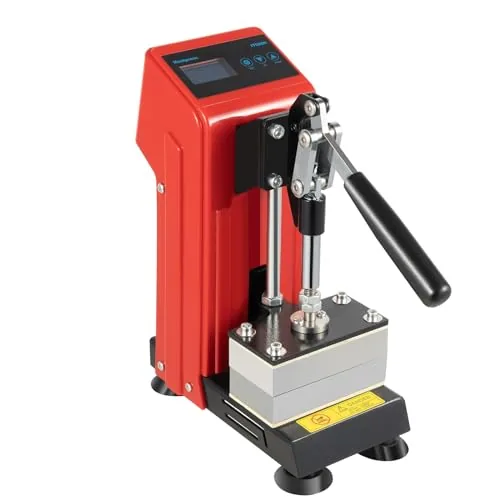 njxbrek 0.5T Hydraulic Heat Press 900W Dual Plate