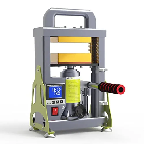 YIIFIISET 5-Ton Hydraulic Heat Press 3x5in Plates