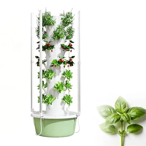 Generic 9-Layer Aeroponic Tower 36-Plant LED Grow System