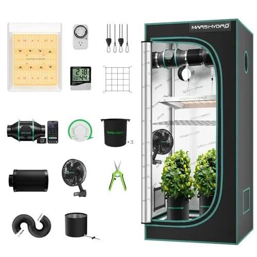 Mars Hydro TS600 2x2 Complete Grow Tent Kit