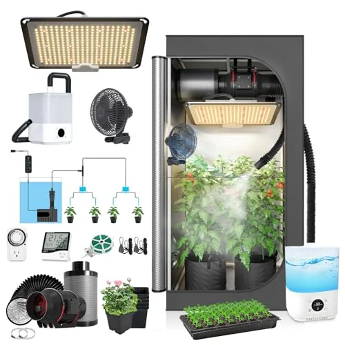 TopoGrow S1000 Complete 32x32x64 Grow Tent Kit
