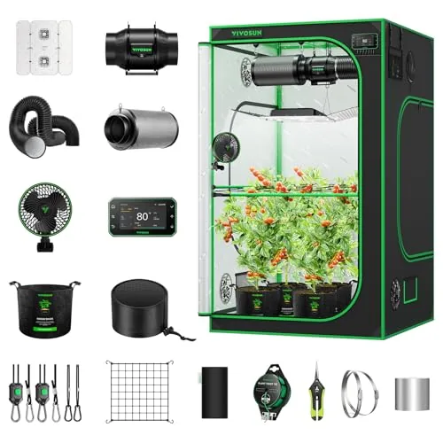 VIVOSUN Smart Pro 4x4 WiFi-Integrated Complete Grow Kit