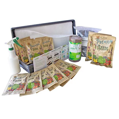 Growing Microgreens Deluxe Soil and Hydroponic Starter Kit
