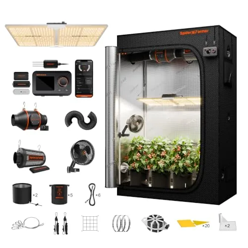 Spider Farmer SF-2000 4x2ft Grow Tent Kit with Controller