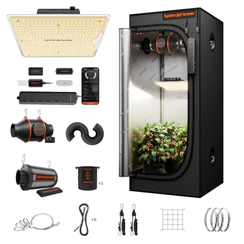 Spider Farmer SF1000D 2x2 Complete Grow Tent Kit