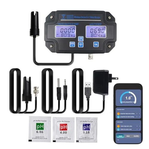 Gain Express 6-in-1 Wi-Fi pH EC Water Monitor