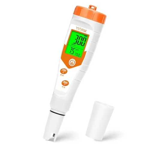 YINMIK 4-in-1 pH EC TDS Temp Hydroponic Tester