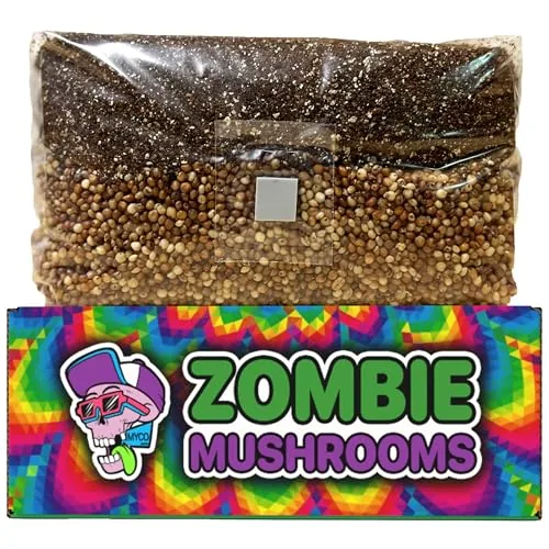 Zombie Mushrooms 5lb All-in-One Grain + CVG Grow Bag