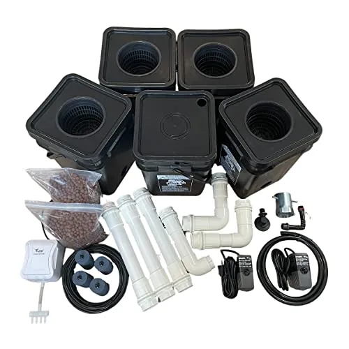 Artisun RDWC 4-Site 5-Gallon Hydroponic Grow Kit