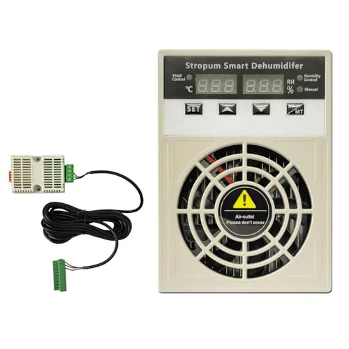 Stropum Mini Dehumidifier with Temp Control Switch