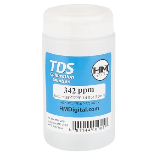 HM Digital C342 NaCl TDS Calibration Solution 342 ppm