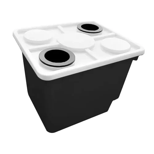 PawwJoy Dutch Bucket DWC Hydroponic System 2-Hole Lid