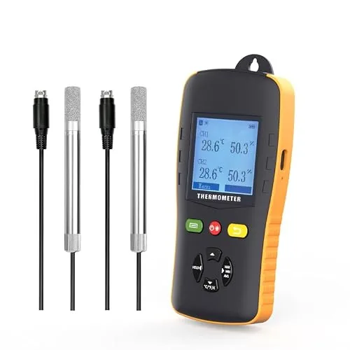 Tzone USB Dual-Channel Temp Humidity Data Logger
