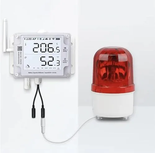 UbiBot GS1-AETH1RS Ethernet WiFi Temp Humidity Sensor + Siren