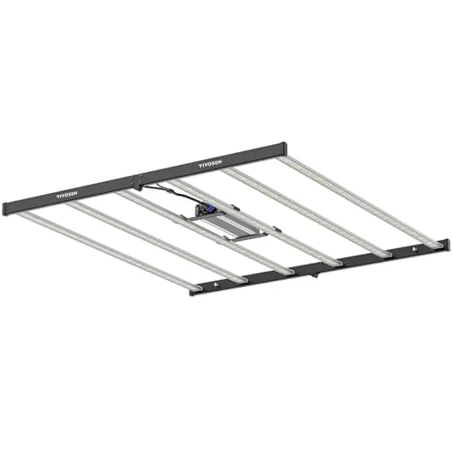 VIVOSUN VSFL6450 645W 6-Bar Foldable LED Grow Light
