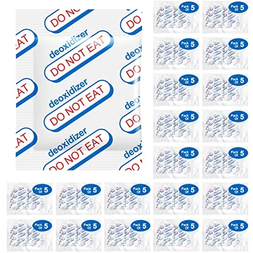 ZRLEI 400cc Oxygen Absorbers 100-Count Food Storage
