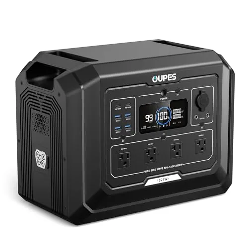 OUPES Mega 1 2000W LiFePO4 Expandable Power Station