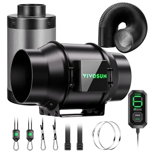 VIVOSUN AeroZesh G6 6-Inch Smart Ventilation Kit