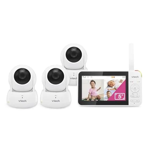 VTech VM924-3 No-WiFi 3-Camera Baby Monitor