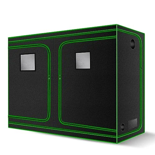 MELONFARM 4x8 Grow Tent 96x48x80 600D Diamond Mylar