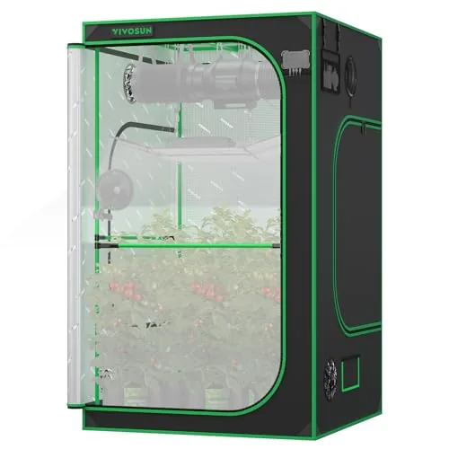 VIVOSUN P448 4x4 PRO Grow Tent with High CFM Kit, 48"x48"x 8