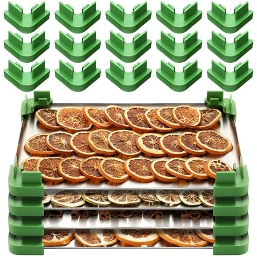 Briwooody 16-Pc Freeze Dryer Tray Stackers for Harvest Right