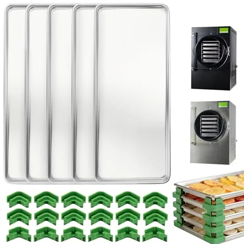 Modoo 5-Pack Medium Freeze Dryer Trays with Stackers