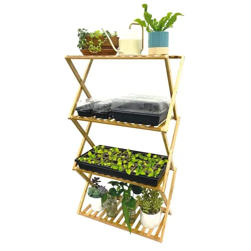 Ferry Morse Bamboo Multi-Tier Seed Starting Stand