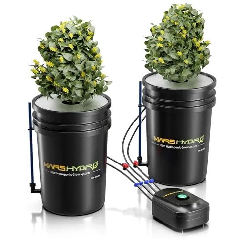 Mars Hydro 2-Bucket DWC System with 8W Air Pump