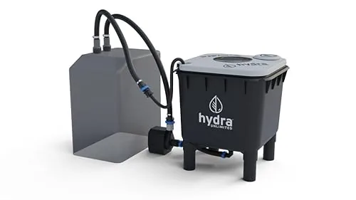 Hydra Unlimited HydraMax 1-Bucket Chiller-Ready RDWC System